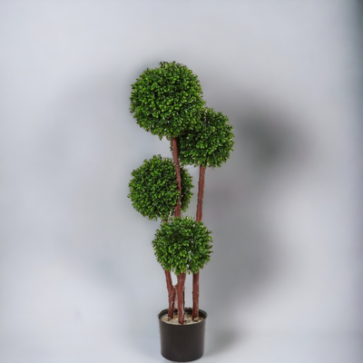 3’ Boxwood Topiary Tree UV Resistant (Indoor/Outdoor)