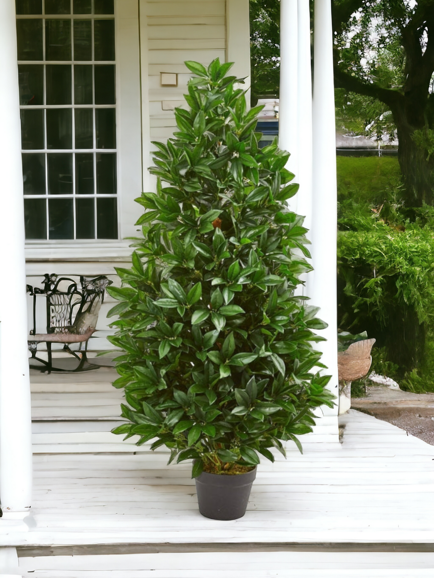 4’ Bay Leaf Artificial Topiary Tree UV Resistant (Indoor/Outdoor)