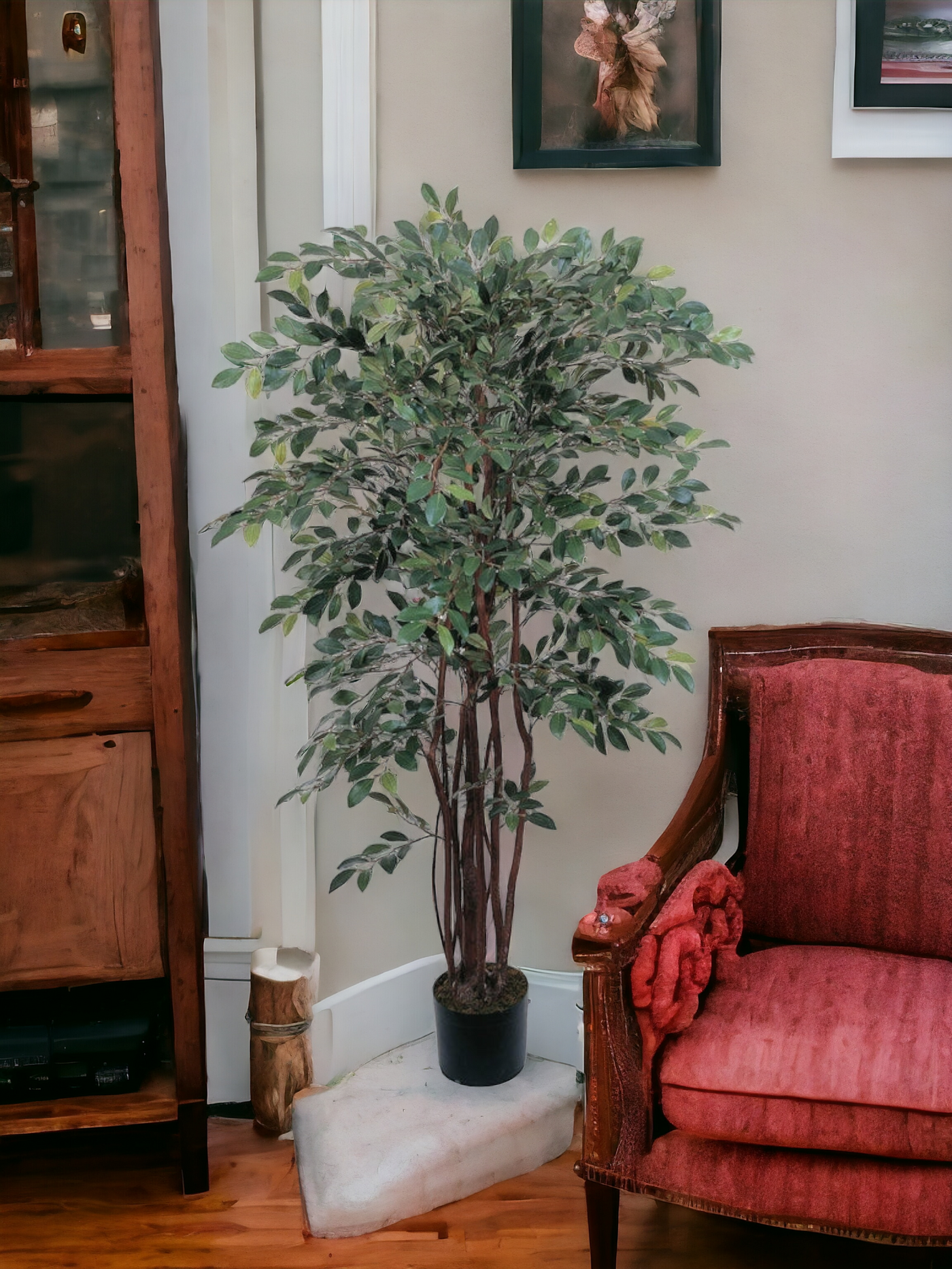 4' Ruscus Silk Tree