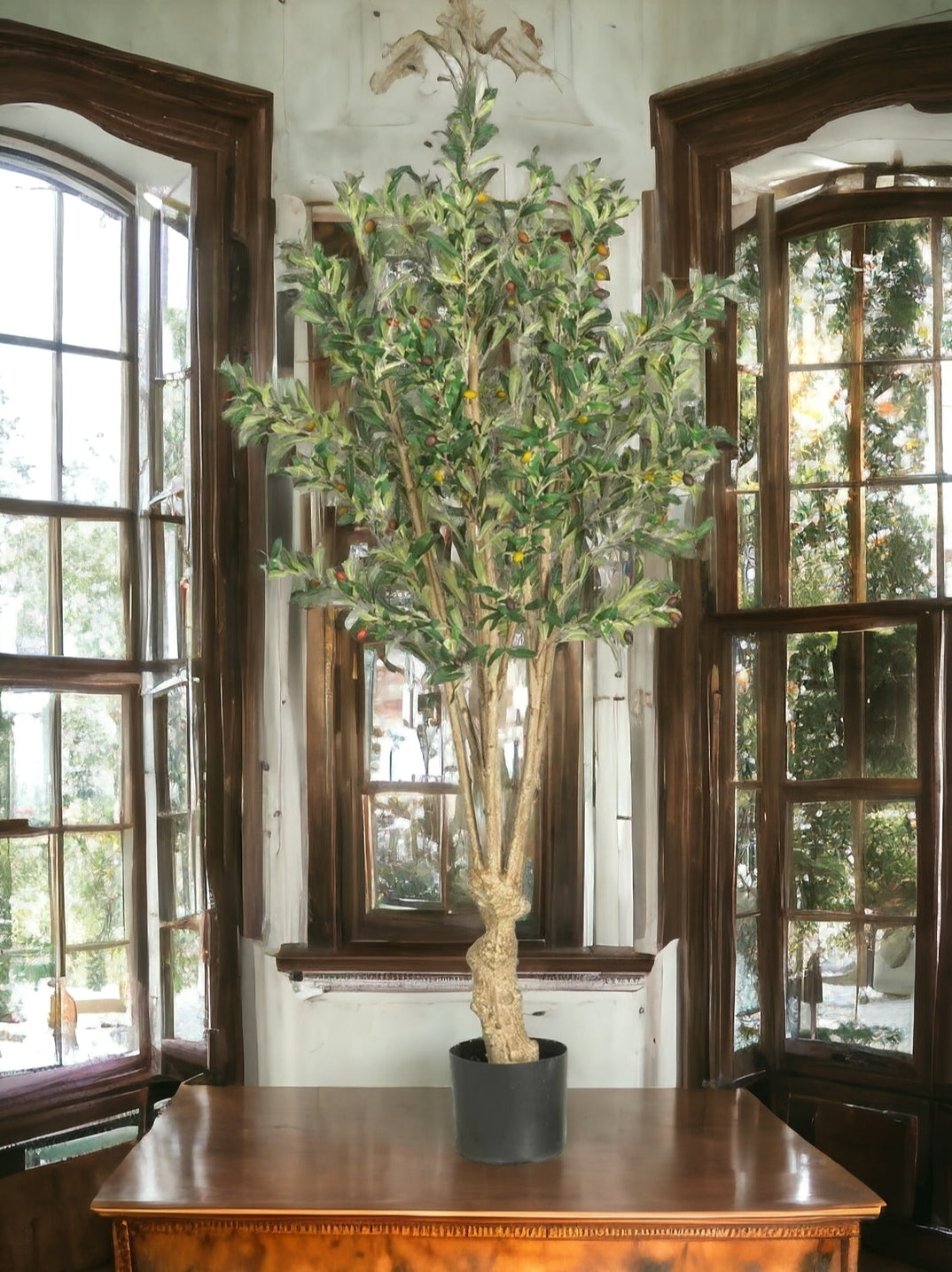 5' Olive Silk Tree