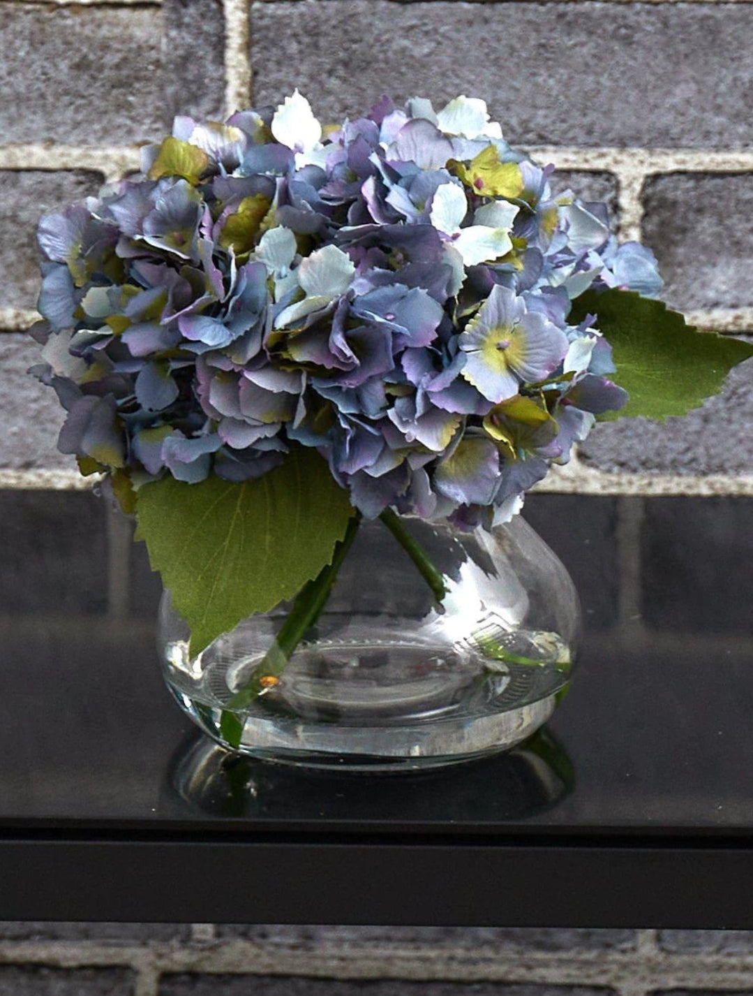 Artificial Blooming Hydrangea in Vase