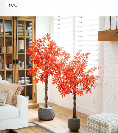 5’ Autumn Vibrant Maple Artificial Fall Tree