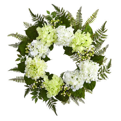 24” Hydrangea Berry Wreath