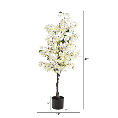 4’ Bougainvillea Artificial Tree