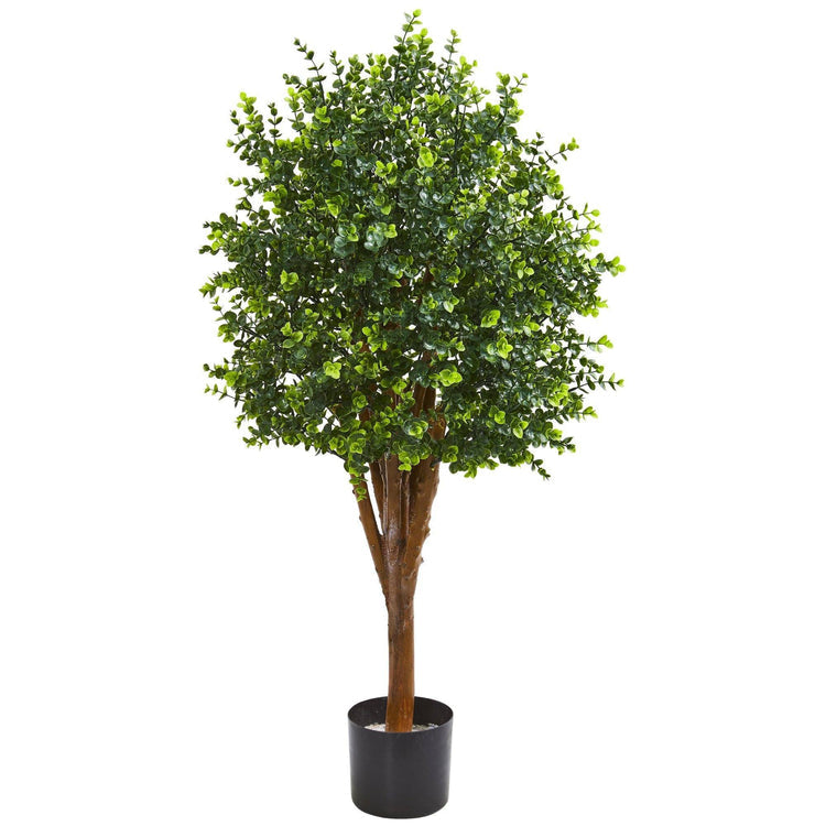 4’ Eucalyptus Artificial Tree UV Resistant Indoor/Outdoor)