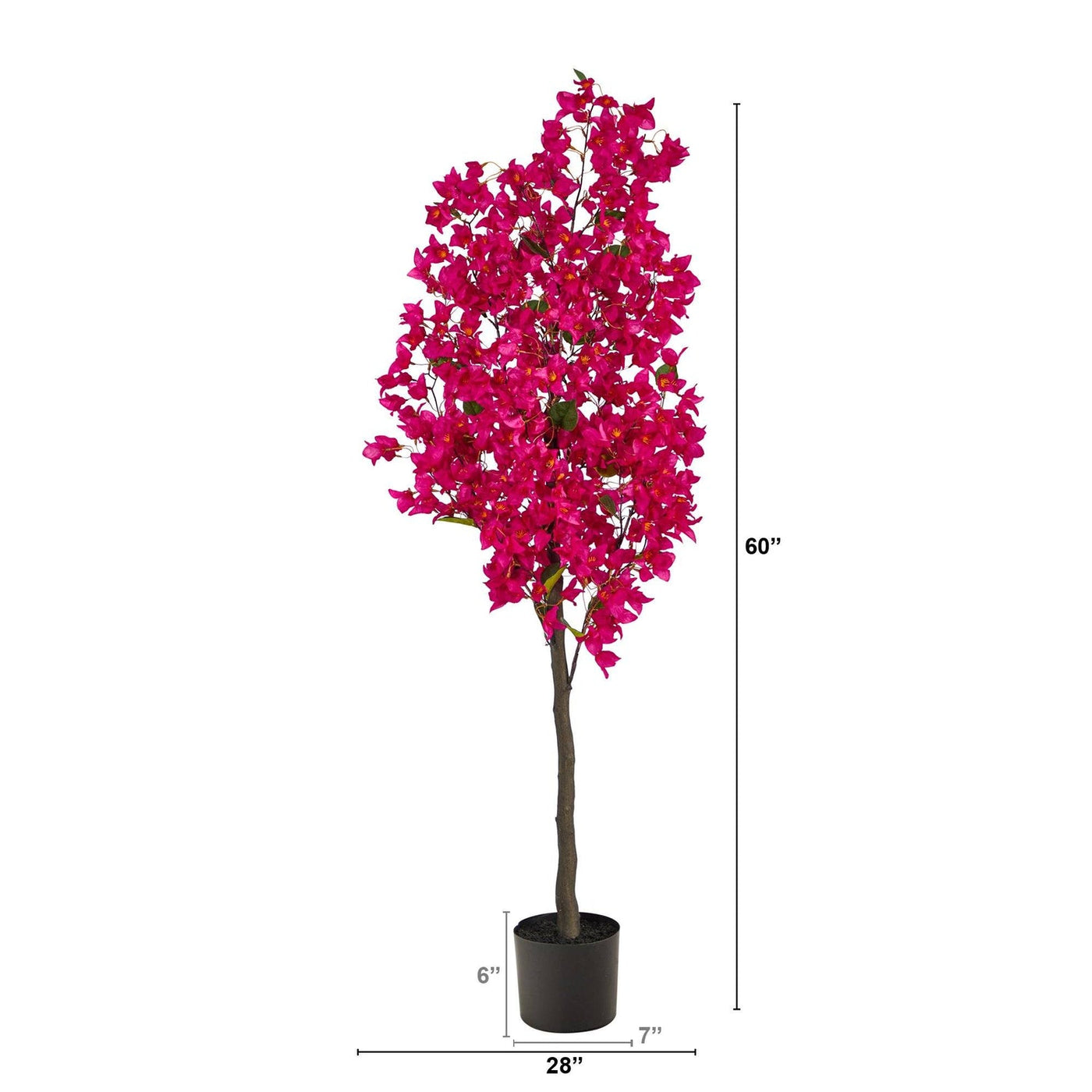 5’ Bougainvillea Artificial Tree