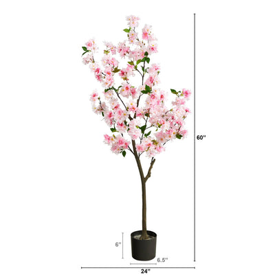 5’ Cherry Blossom Artificial Tree