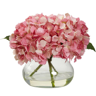 Artificial Blooming Hydrangea in Vase