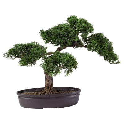 Cedar Bonsai 16" Silk Plant"