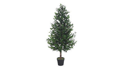 4.5’ Olive Cone Topiary Artificial Tree UV Resistant (Indoor/Outdoor)